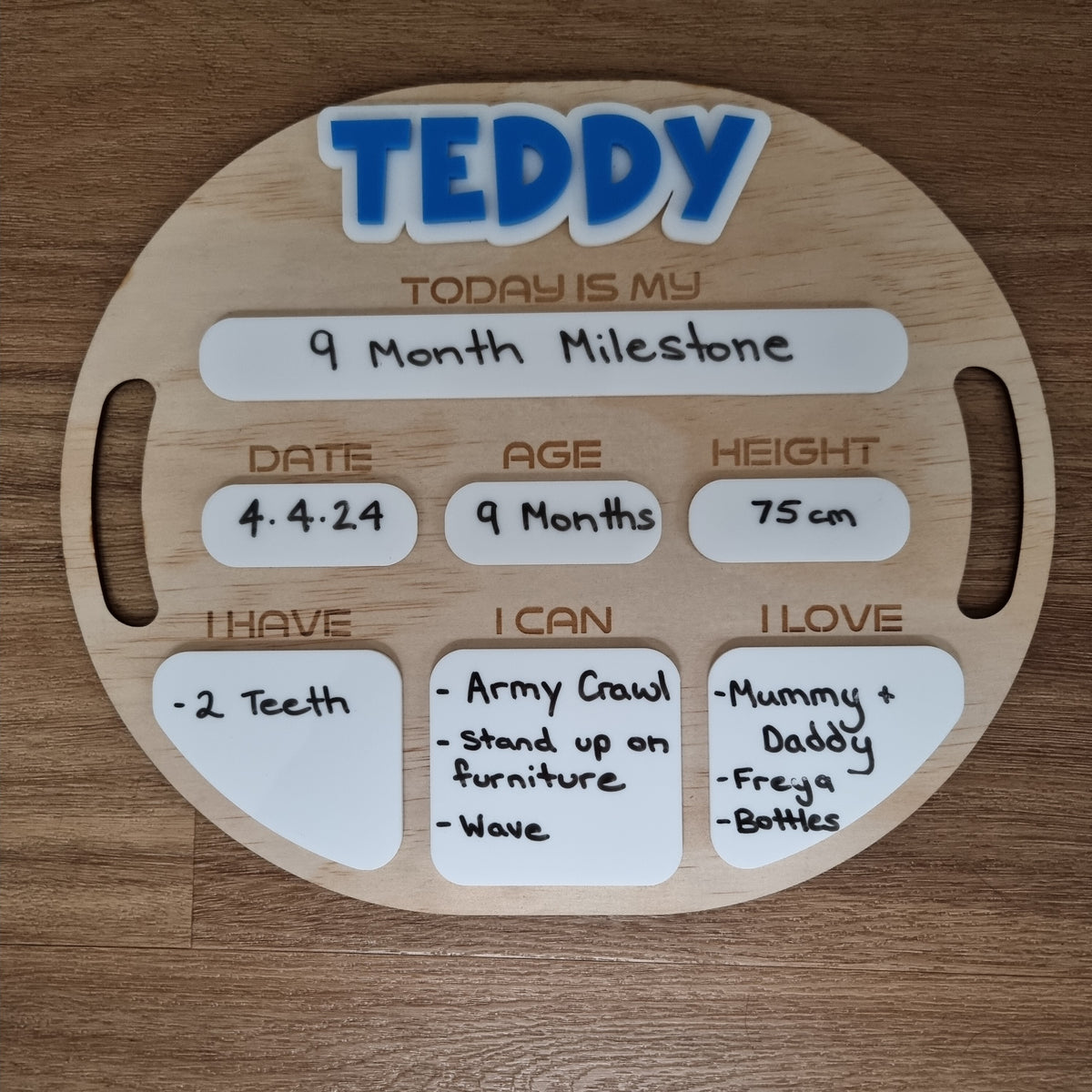 Personalised Reusable Milestone Boards – Back to School & Birthdays