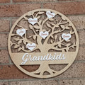 Personalised Family Tree Wall Art – 30cm