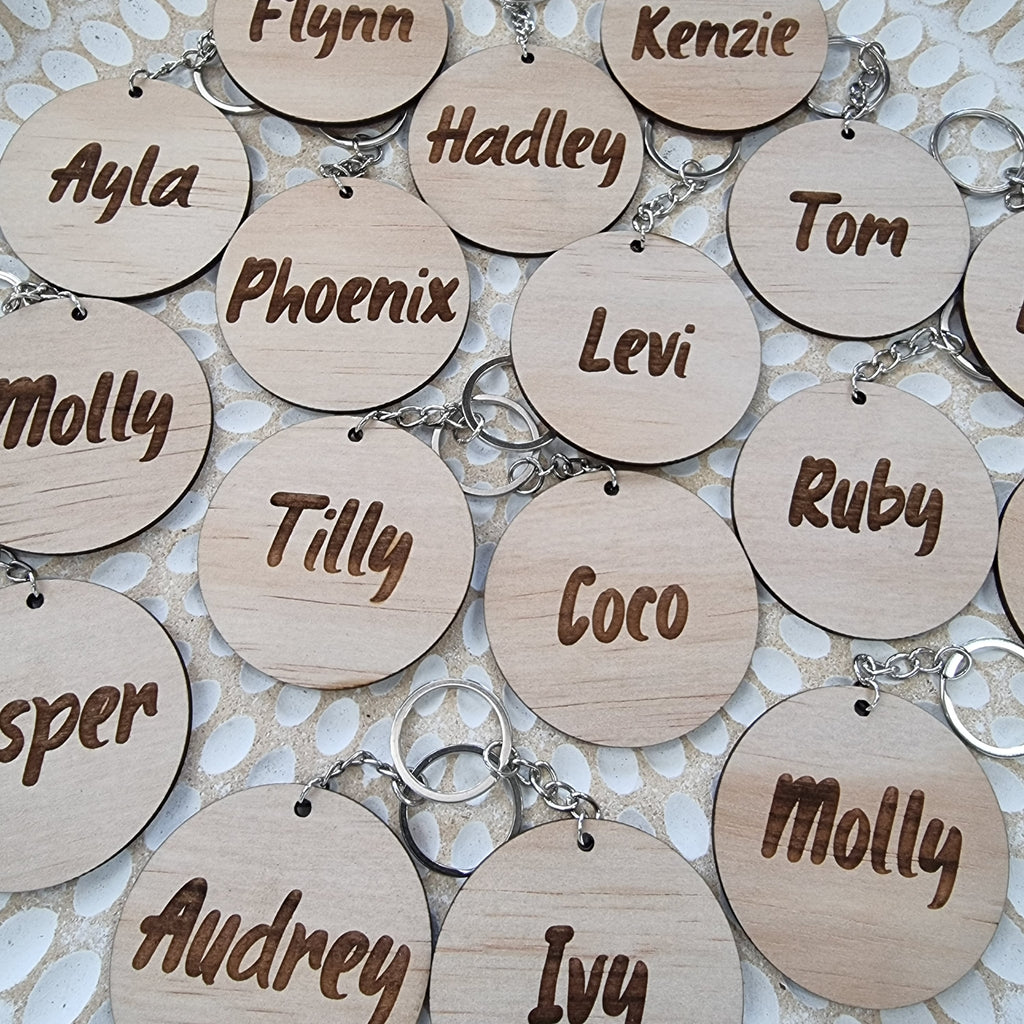 Engraved Key Tag