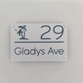 House Sign – Palm Tree (Custom 2-Layer Design)