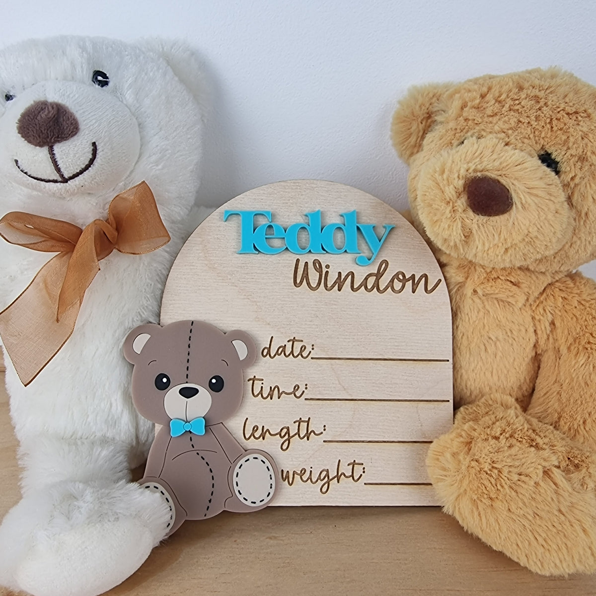 BEARY (BIRTH DETAILS) ANNOUNCEMENT PLAQUE