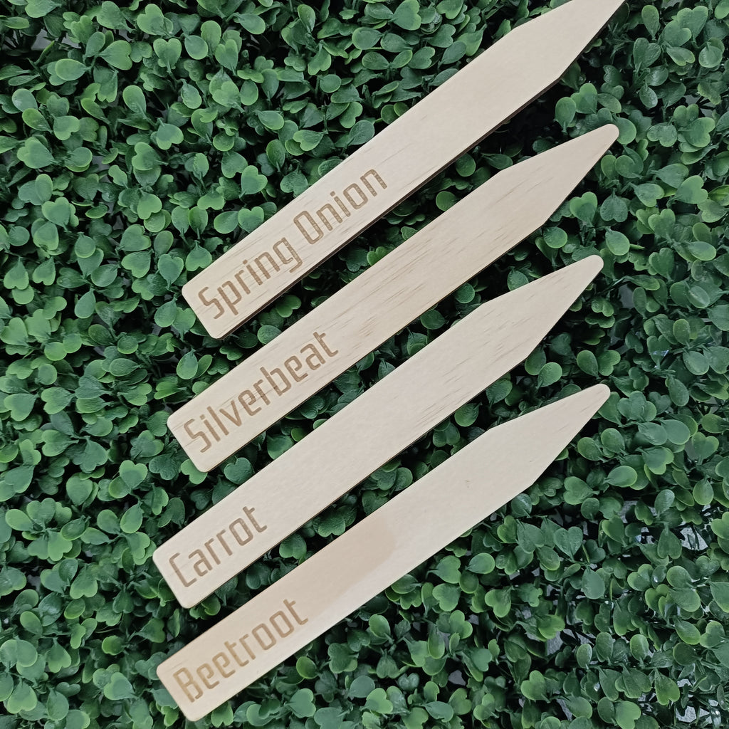 Custom Engraved Plant Stakes – Set of 6