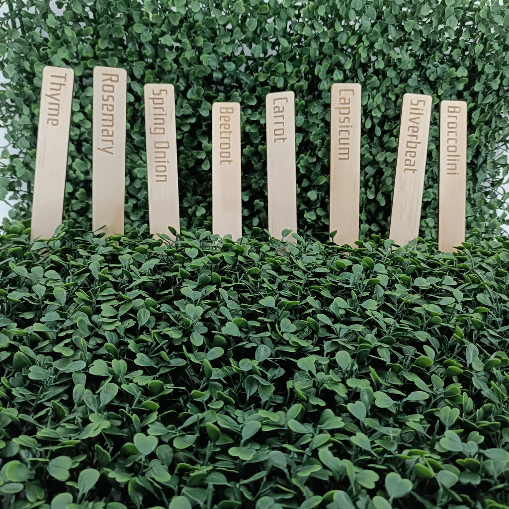 Custom Engraved Plant Stakes – Set of 6